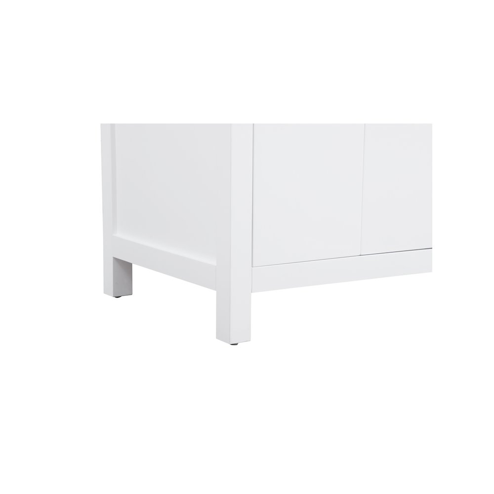 60 inch Double Bathroom Vanity In White. Picture 10