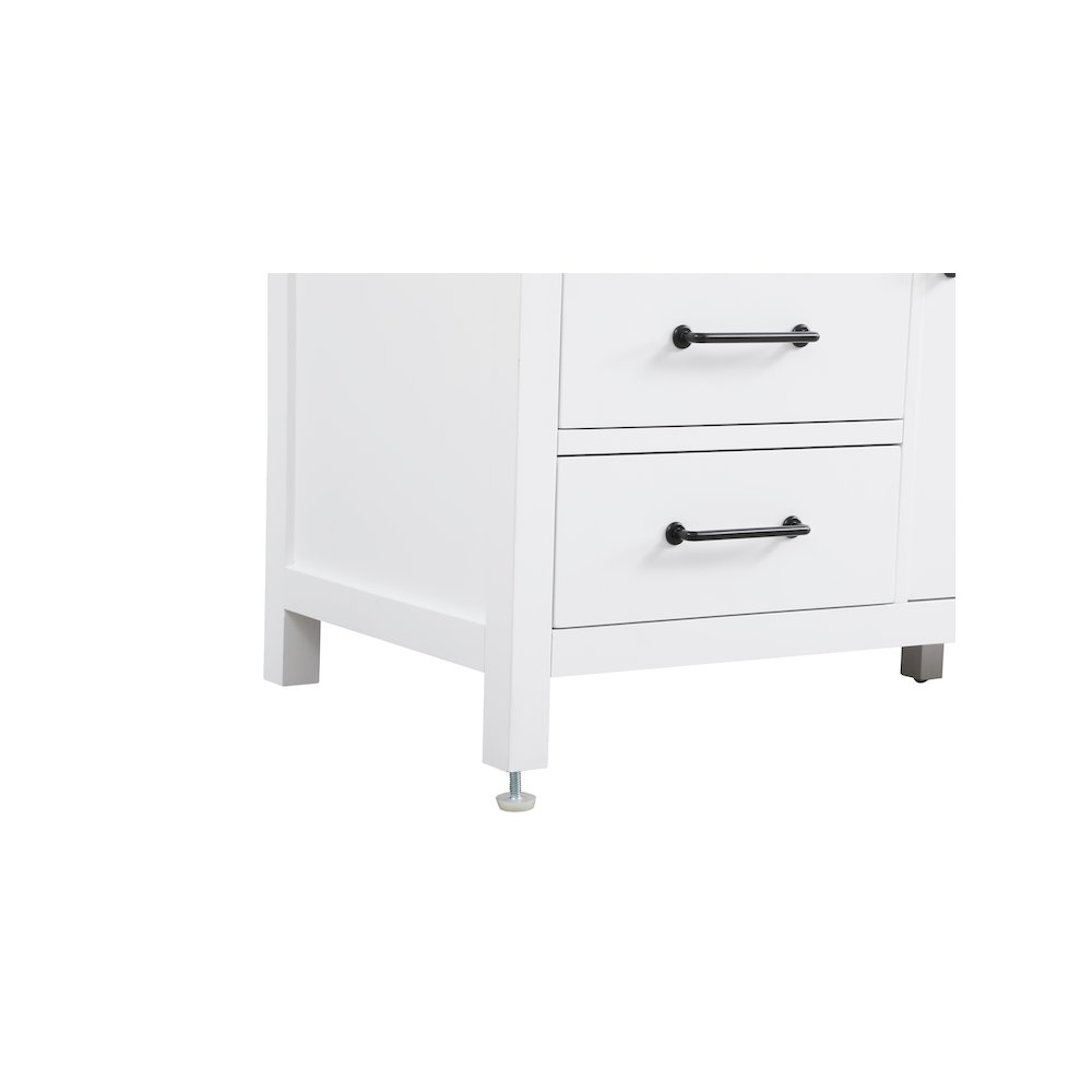 60 inch Single Bathroom Vanity In White. Picture 11