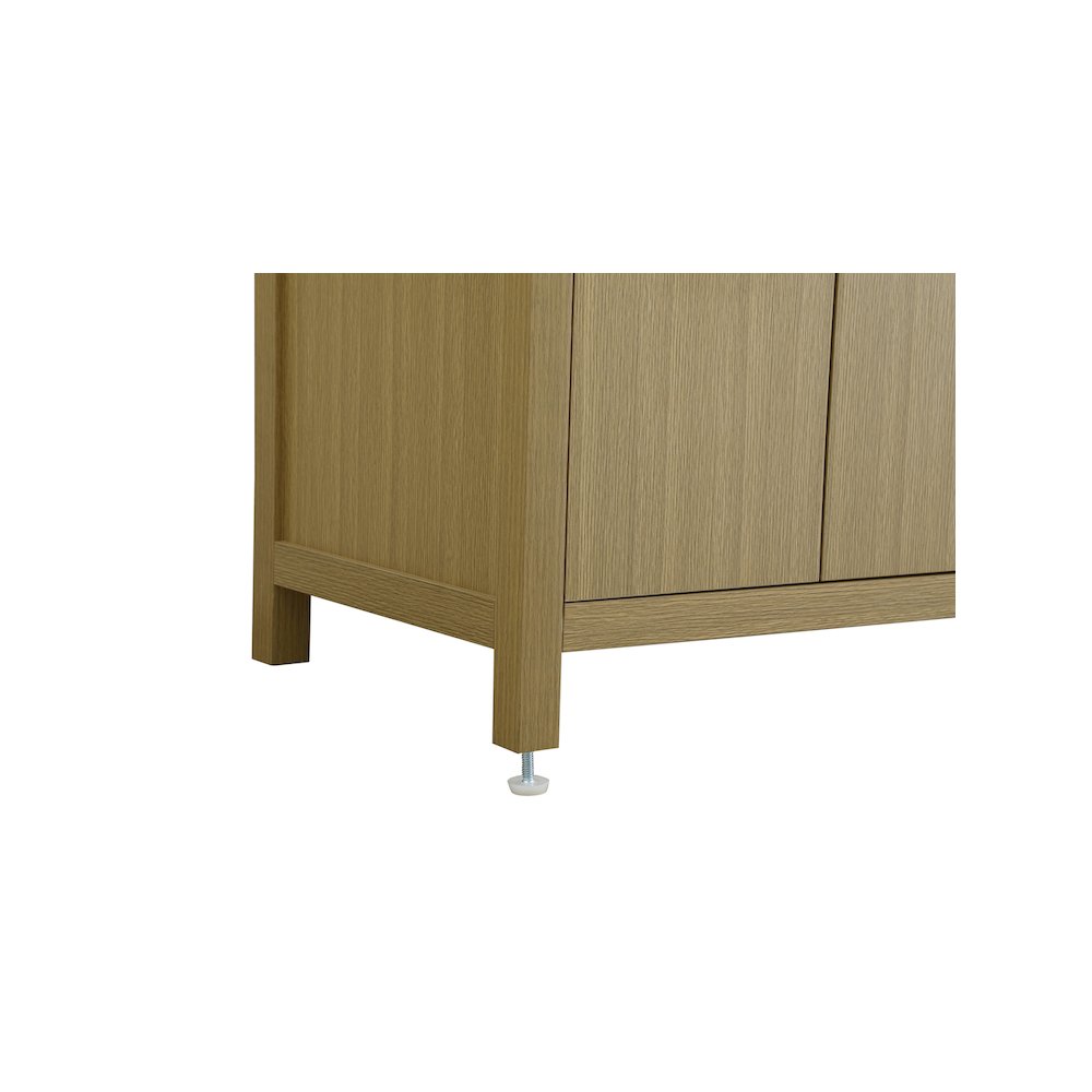 72 inch Double Bathroom Vanity In Honey Brown. Picture 11
