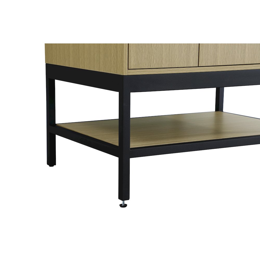 24 Inch Single Bathroom Vanity In Honey Brown. Picture 11