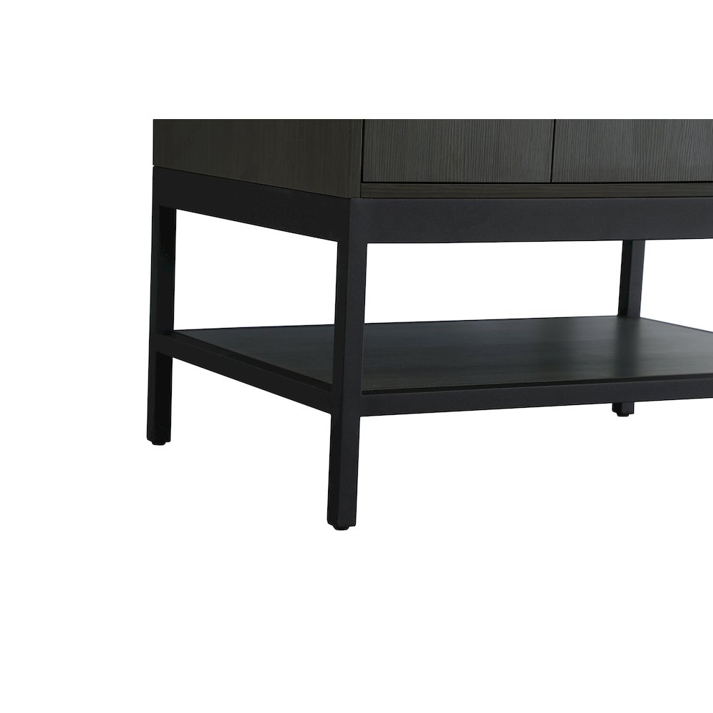 32 Inch Single Bathroom Vanity In Mocha Brown. Picture 10