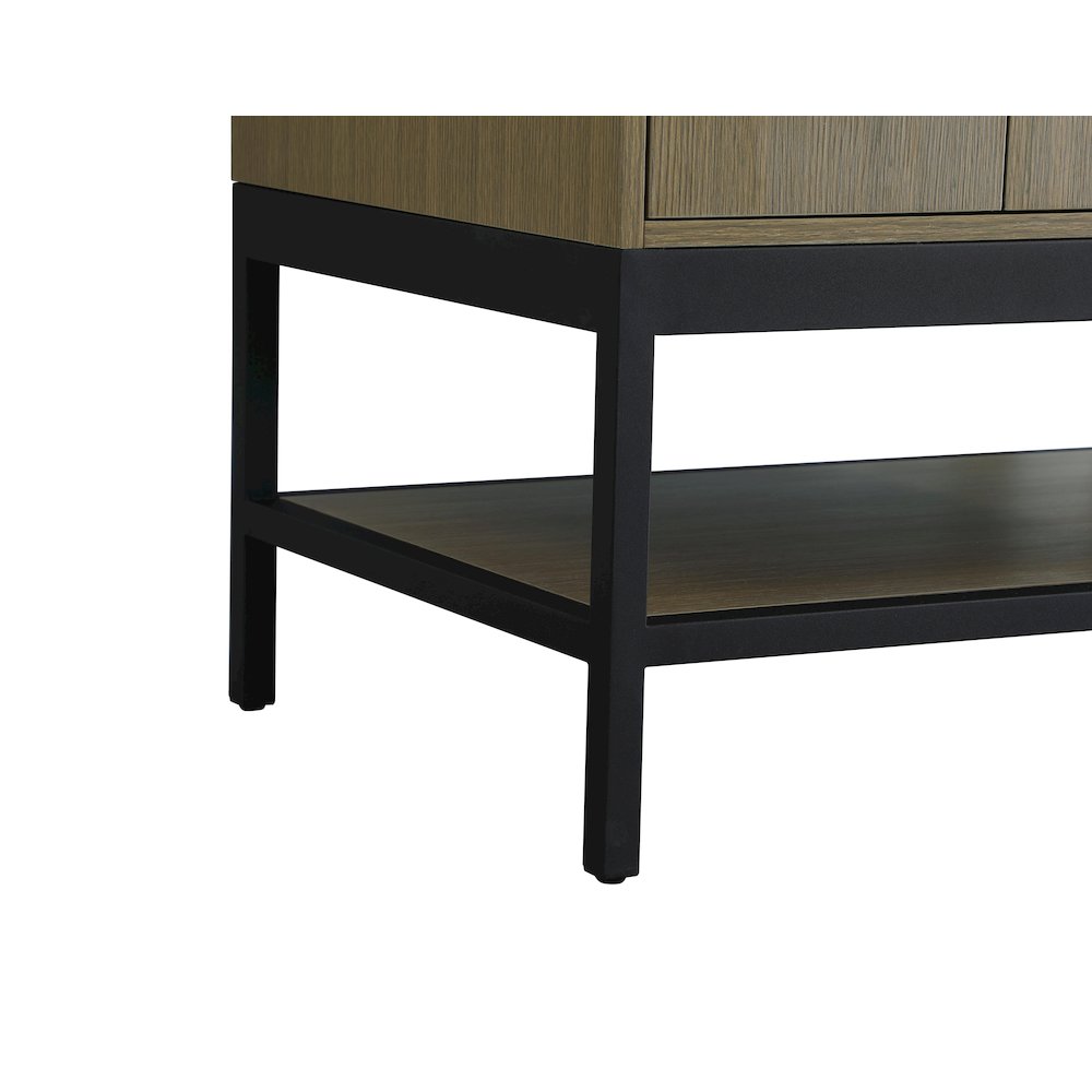 36 Inch Single Bathroom Vanity In Chestnut Brown. Picture 10