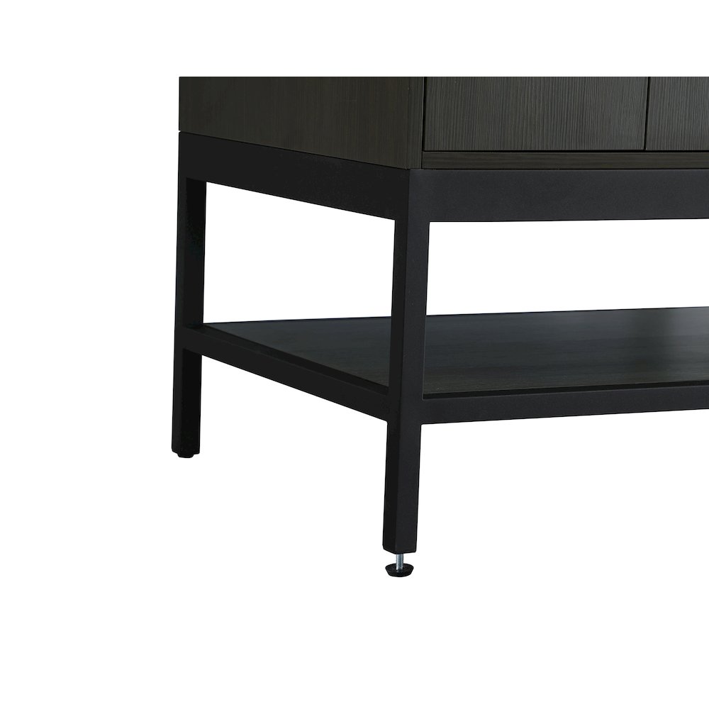 54 Inch Double Bathroom Vanity In Mocha Brown. Picture 11