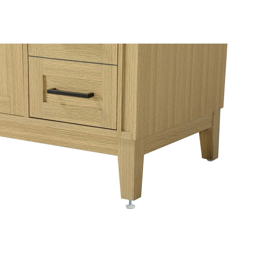 32 inch Single Bathroom Vanity in Honey Brown. Picture 6