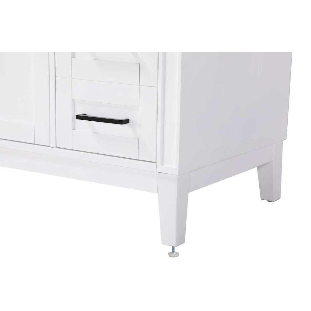 36 inch Single Bathroom Vanity in Honey White. Picture 6