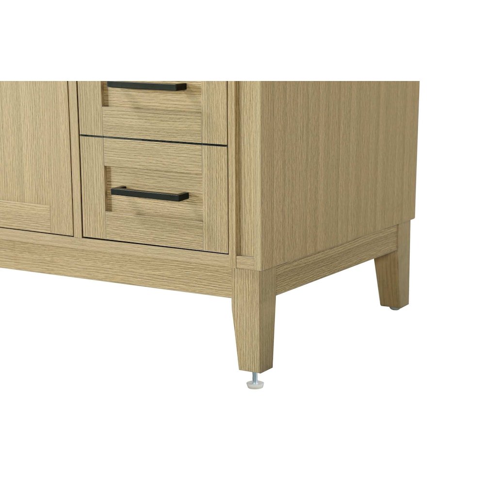 42 inch Single Bathroom Vanity in Honey Brown. Picture 6