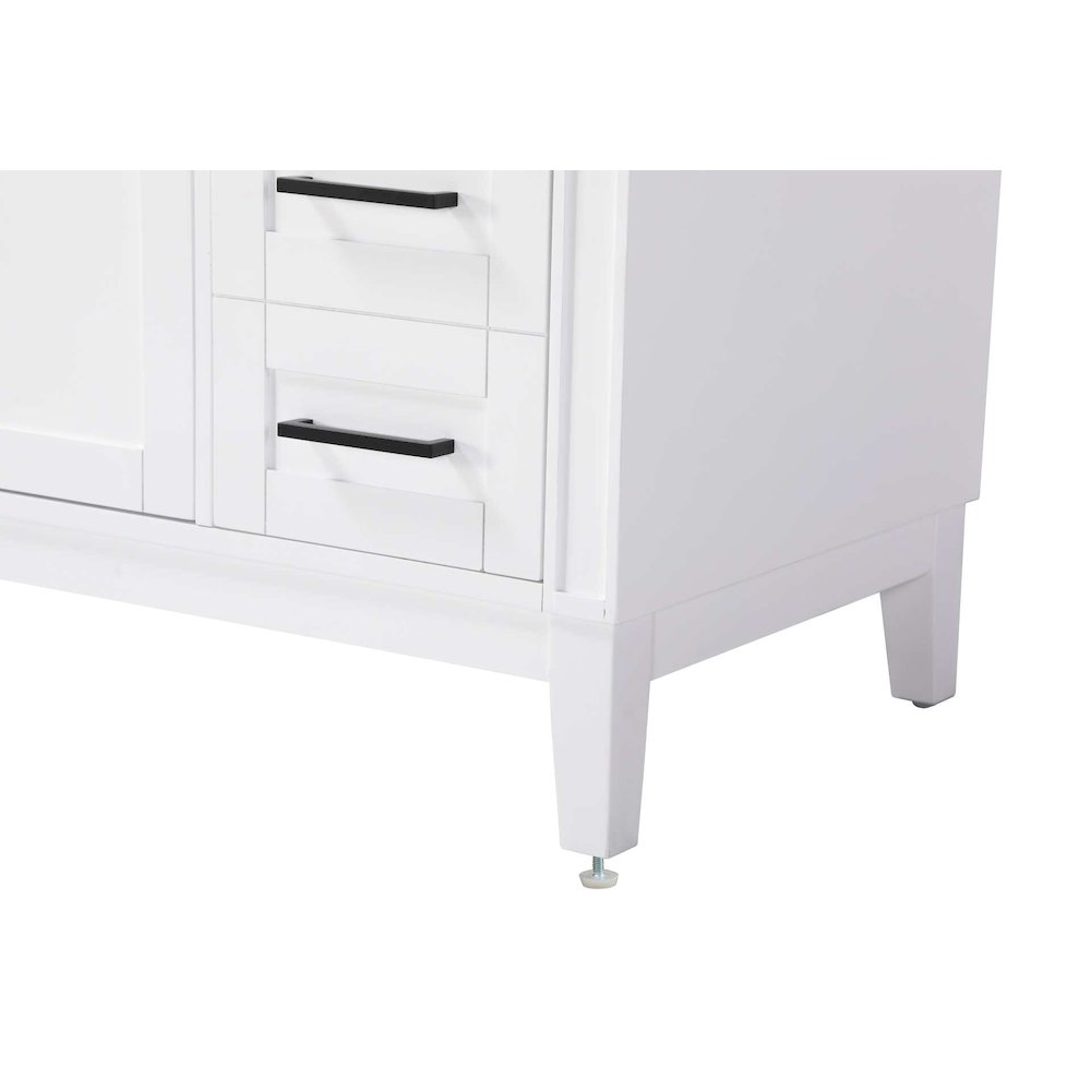 42 inch Single Bathroom Vanity in Honey White. Picture 6