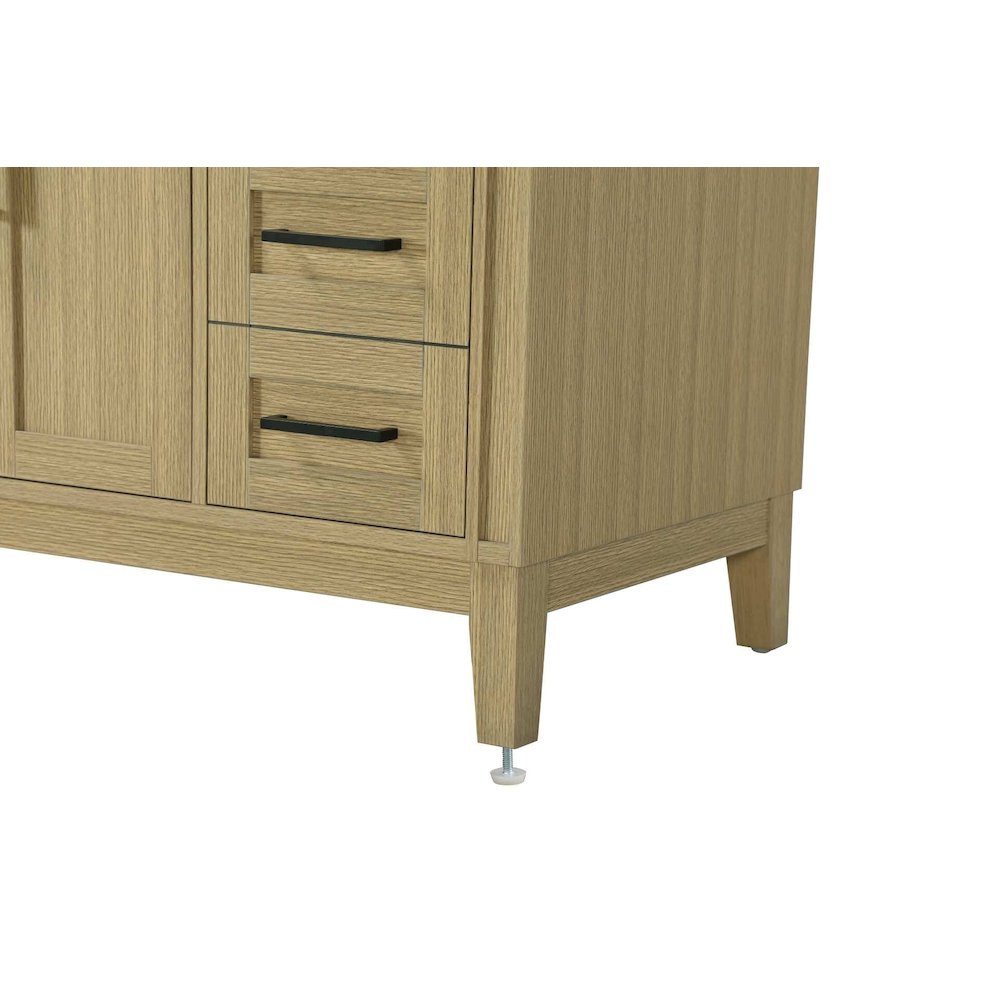 48 inch Single Bathroom Vanity in Honey Brown. Picture 6