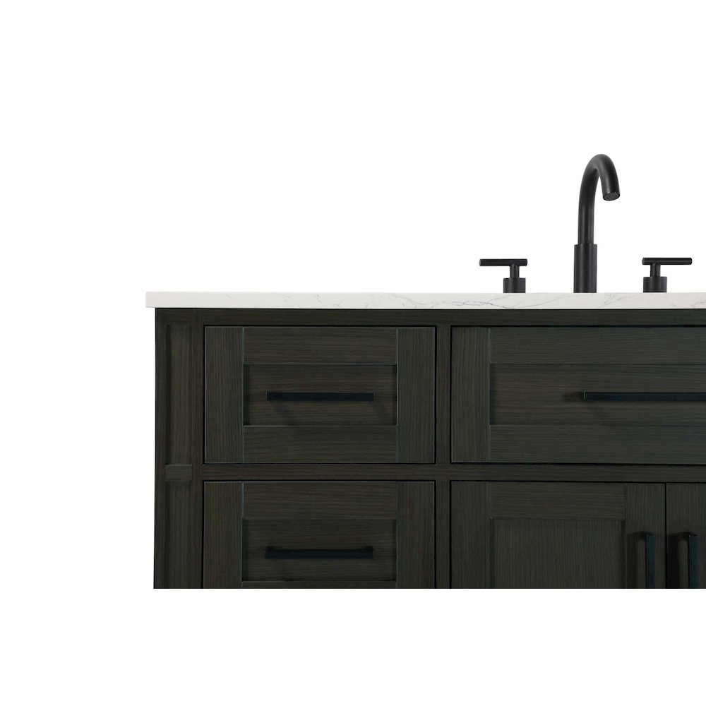 48 inch Single Bathroom Vanity in Mocha Brown. Picture 5