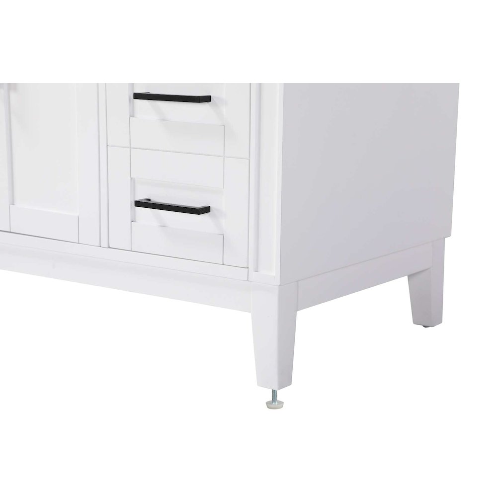 48 inch Single Bathroom Vanity in Honey White. Picture 6