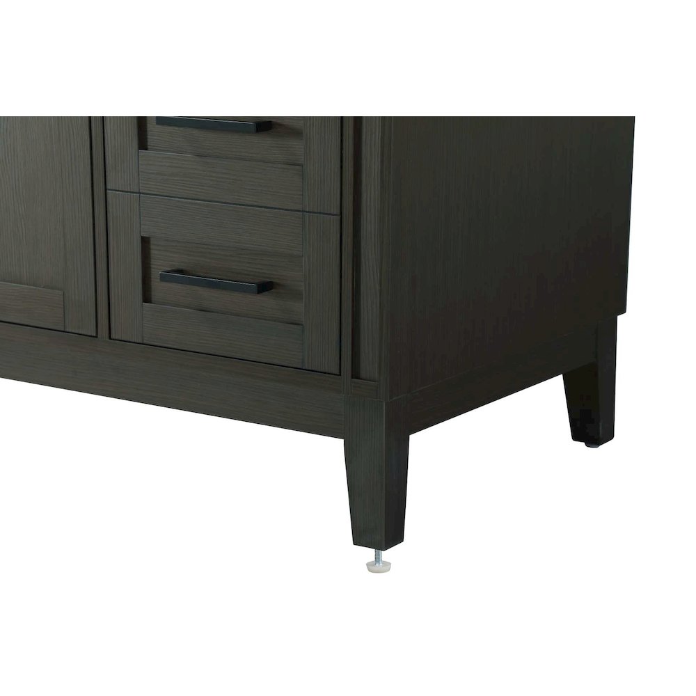 54 inch Single Bathroom Vanity in Mocha Brown. Picture 6