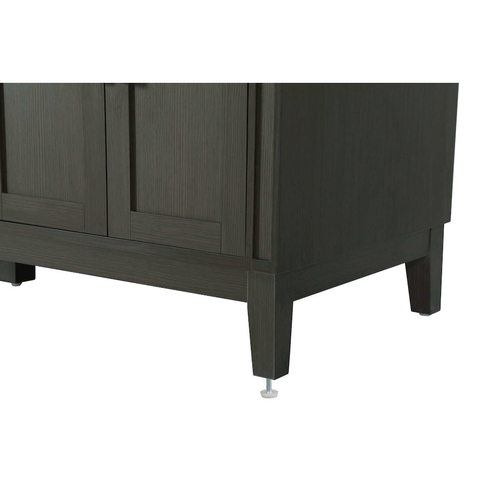 60 inch Double Bathroom Vanity in Mocha Brown. Picture 6