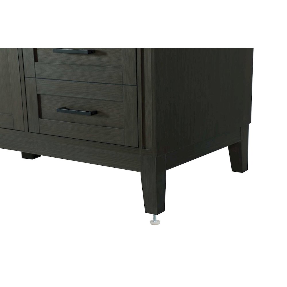 60 inch Single Bathroom Vanity in Mocha Brown. Picture 6