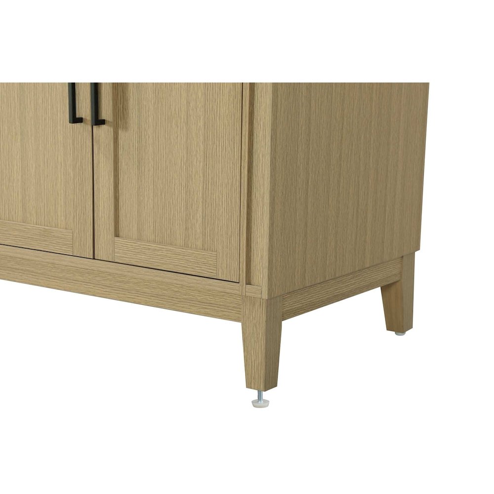 72 inch Double Bathroom Vanity in Honey Brown. Picture 6