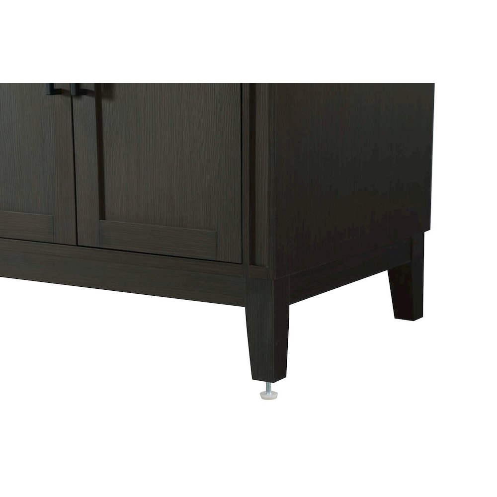 72 inch Double Bathroom Vanity in Mocha Brown. Picture 6