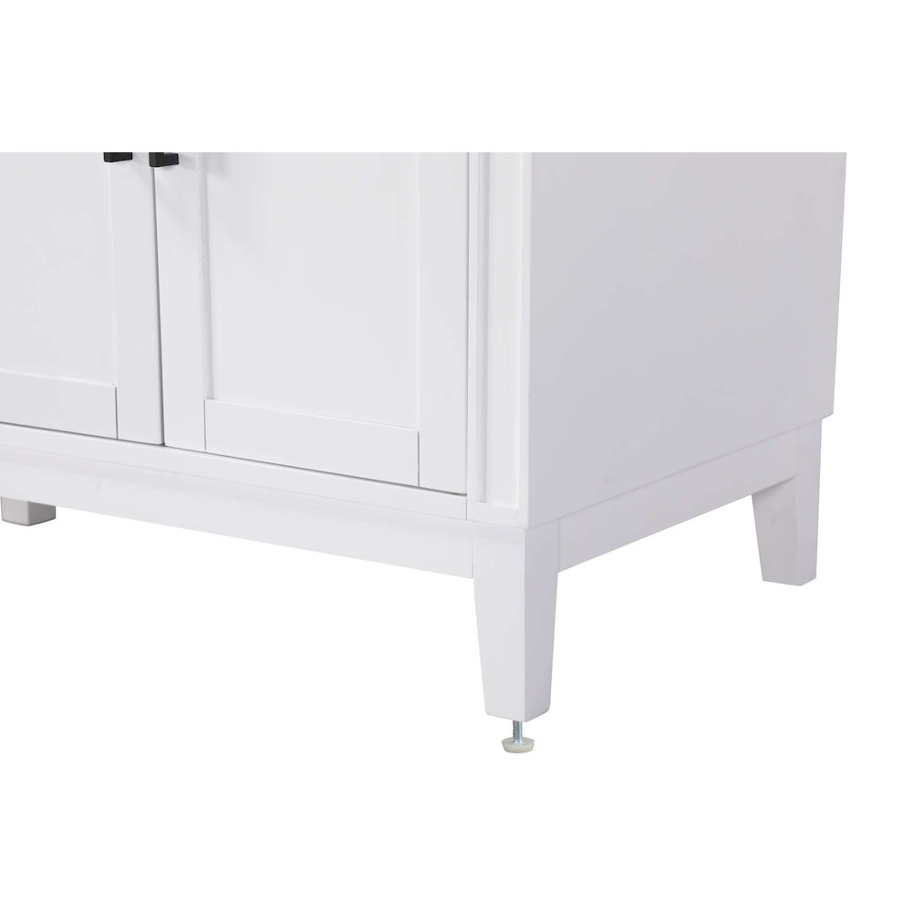 72 inch Double Bathroom Vanity in White. Picture 6