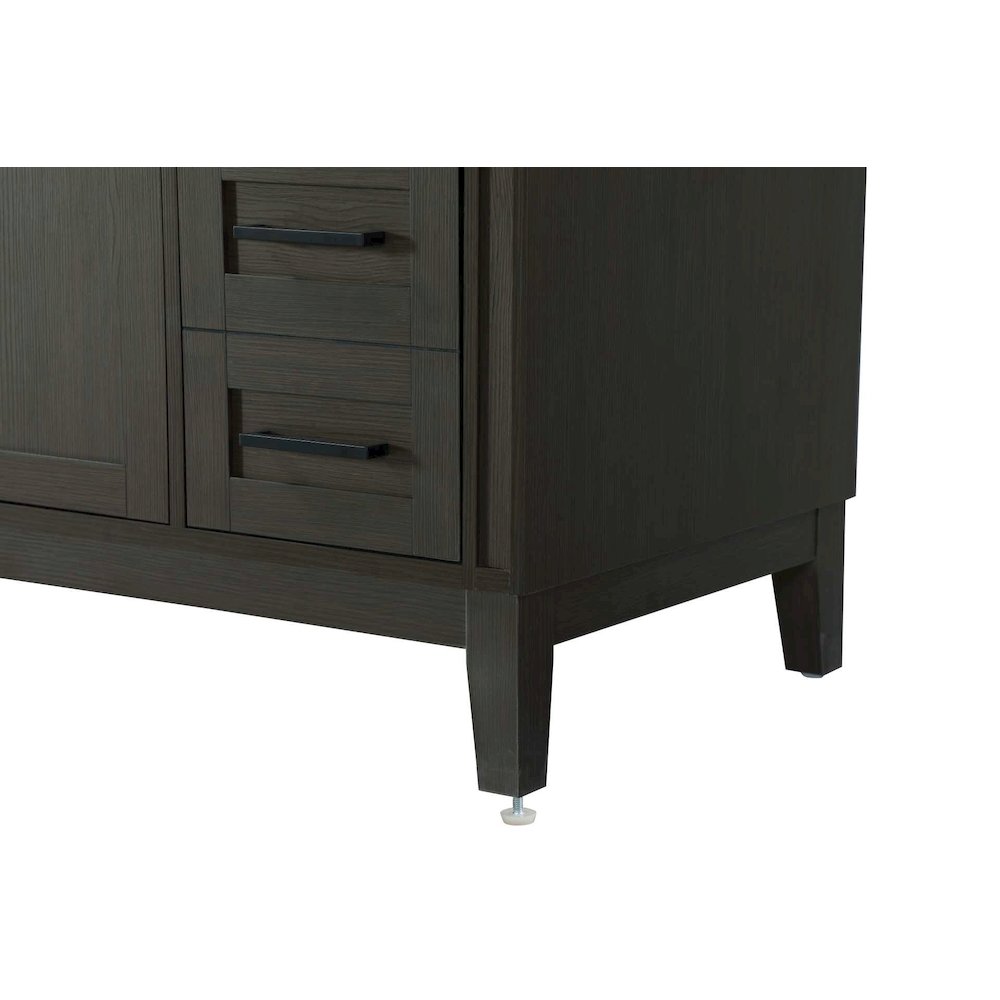 84 inch Double Bathroom Vanity in Mocha Brown. Picture 6