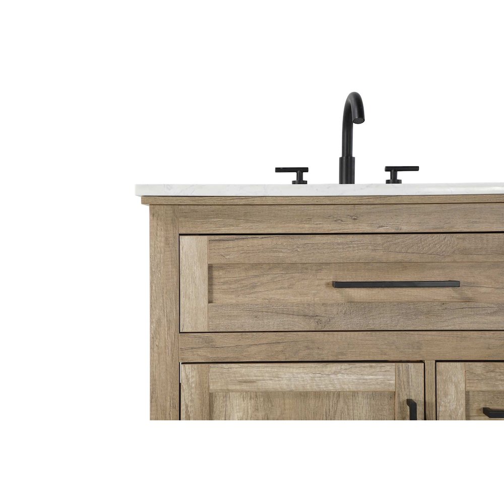 32 inch Single Bathroom Vanity in Natural oak. Picture 5