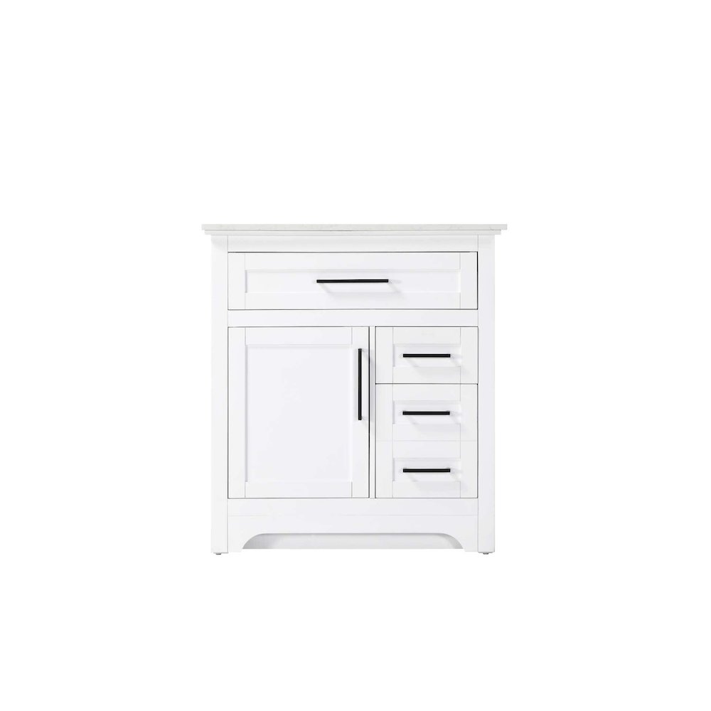 32 inch Single Bathroom Vanity in White. Picture 9