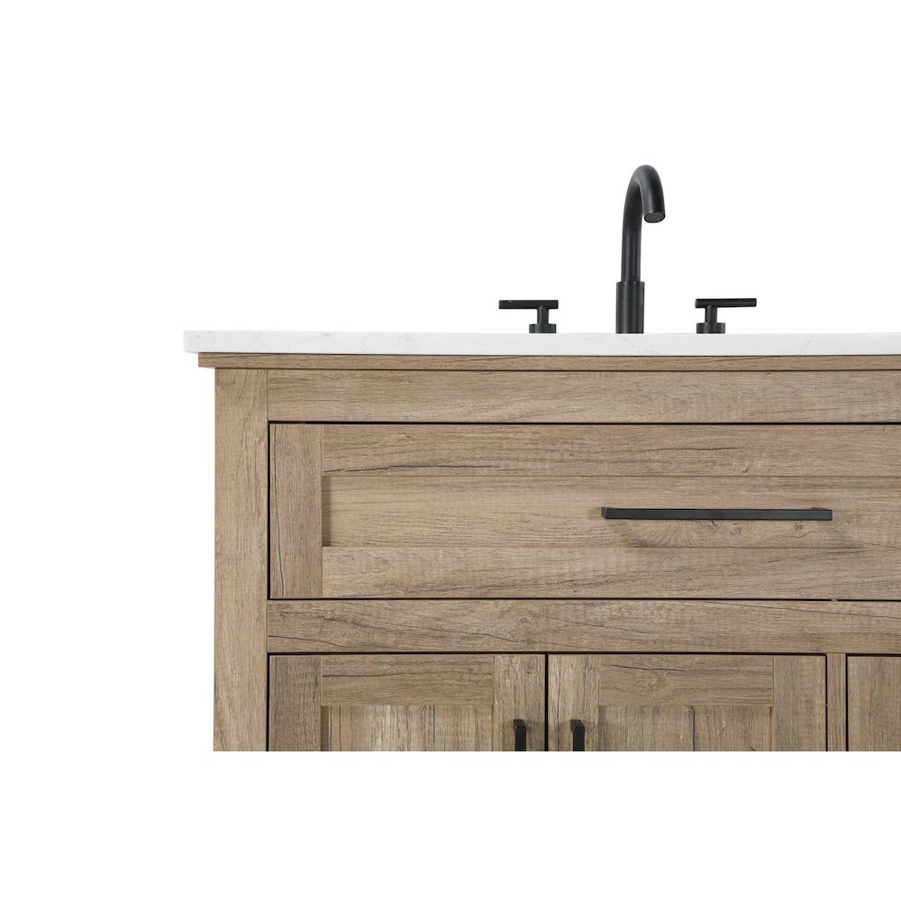36 inch Single Bathroom Vanity in Natural oak. Picture 5