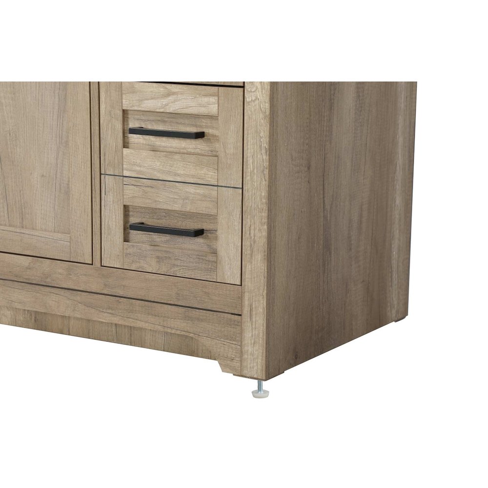 42 inch Single Bathroom Vanity in Natural oak. Picture 6