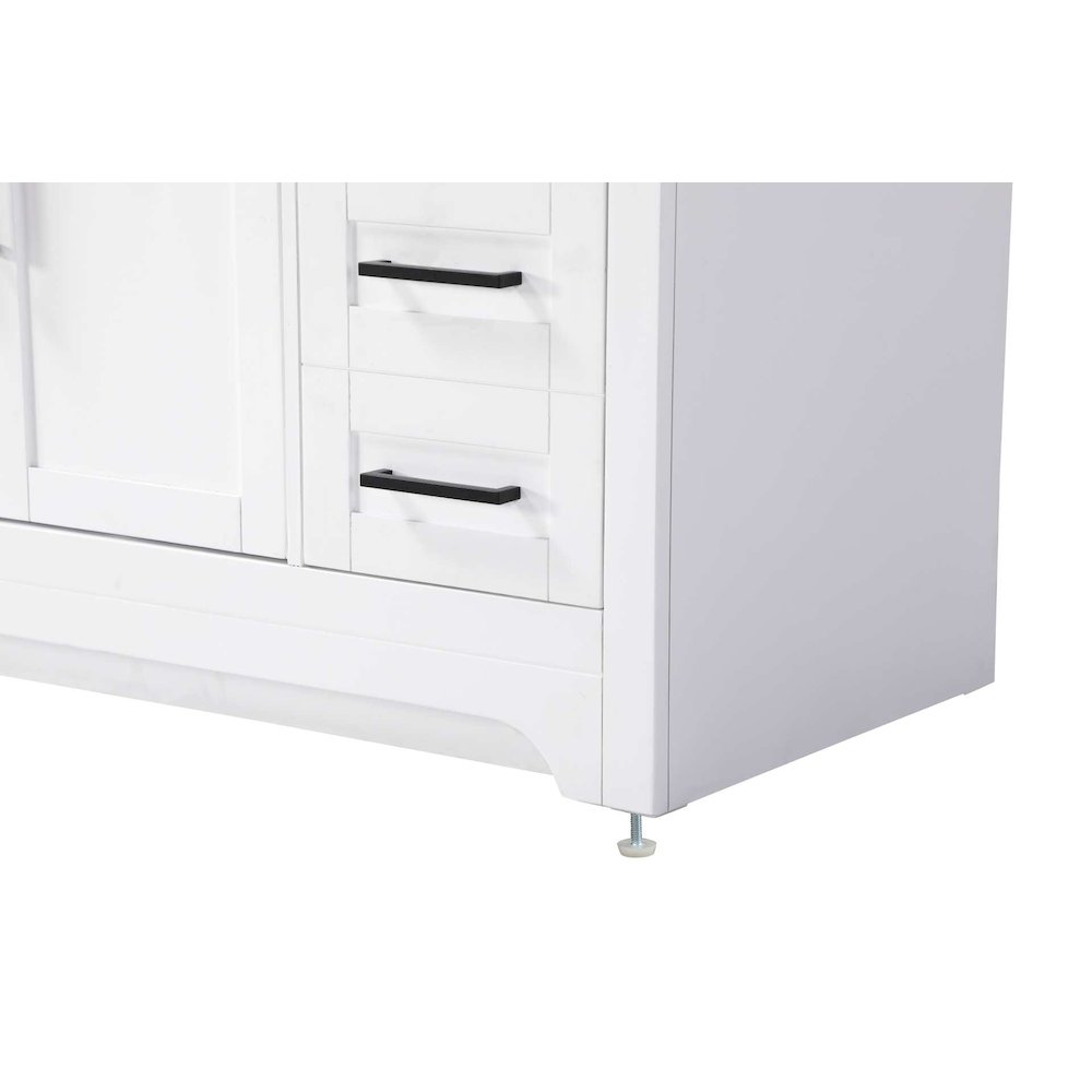 42 inch Single Bathroom Vanity in White. Picture 6