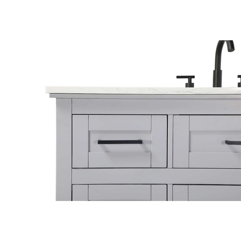48 inch Single Bathroom Vanity in Grey. Picture 5