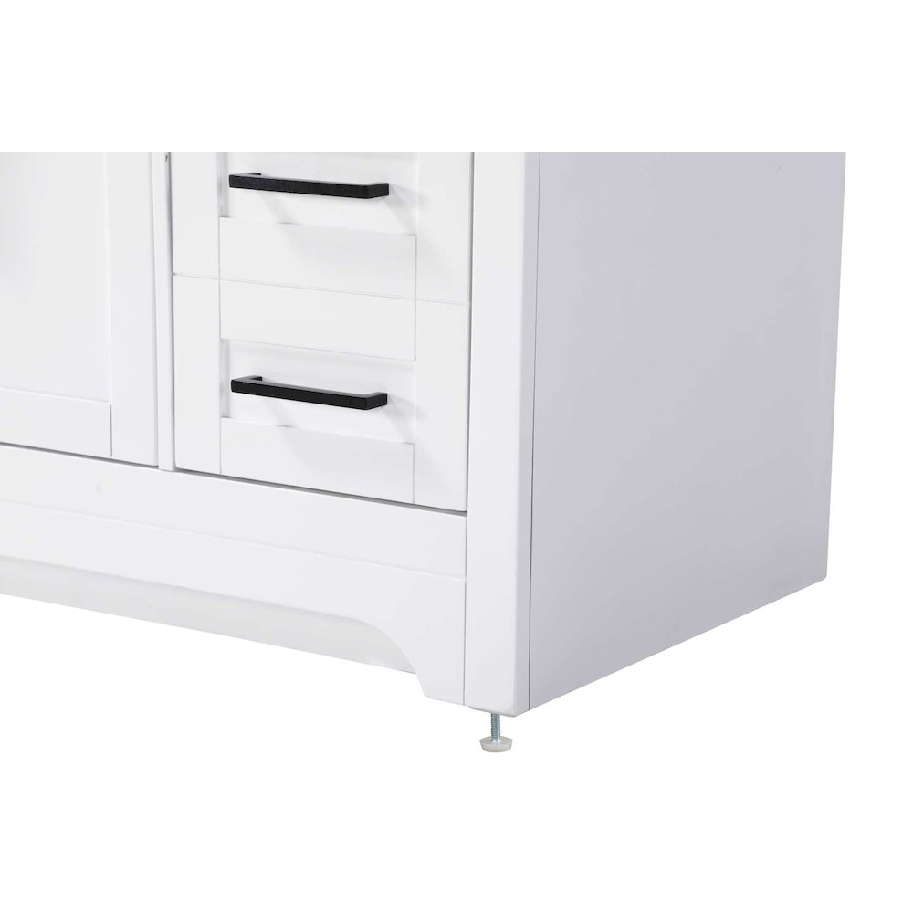 48 inch Single Bathroom Vanity in White. Picture 6