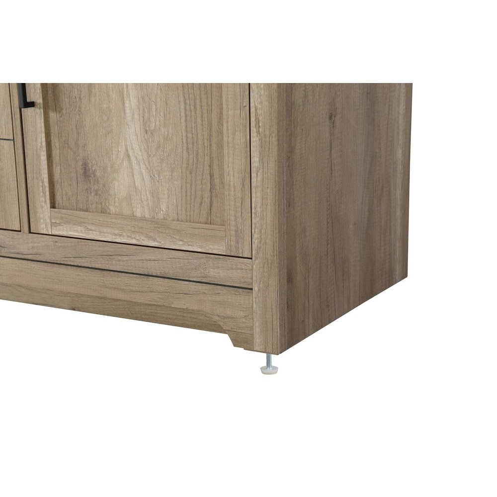 54 inch Double Bathroom Vanity in Natural oak. Picture 6