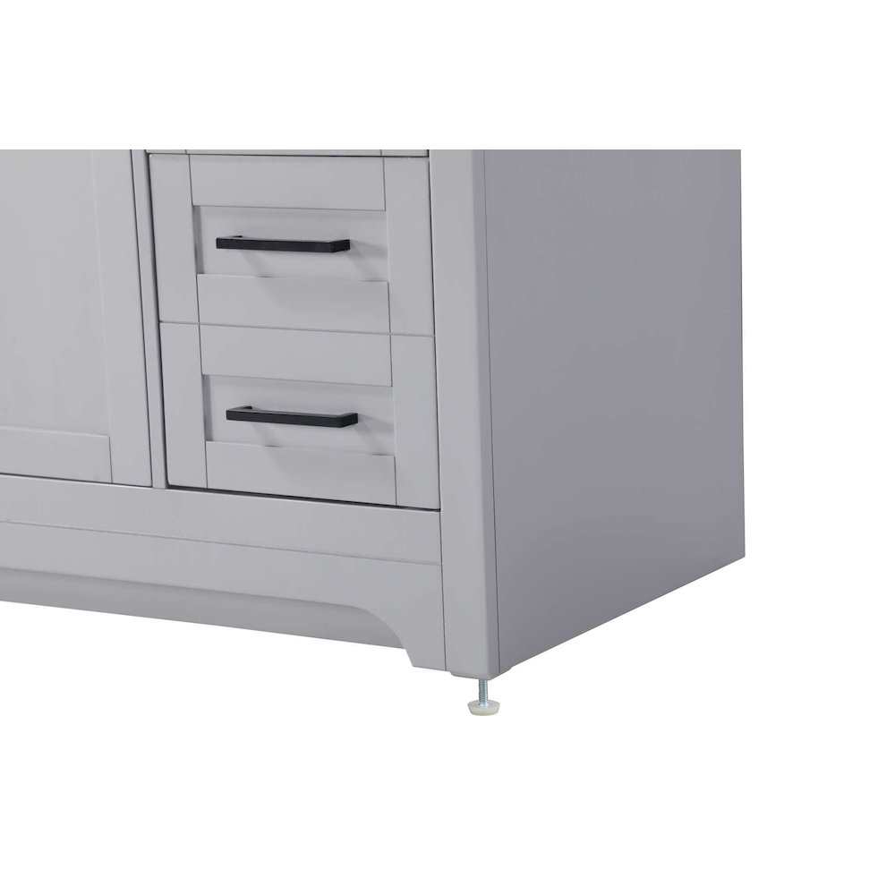 54 inch Single Bathroom Vanity in Grey. Picture 6