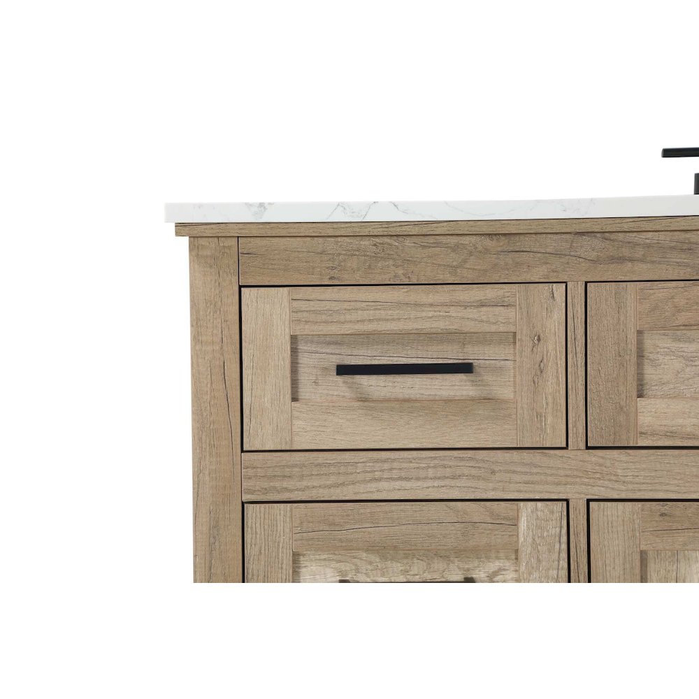 54 inch Single Bathroom Vanity in Natural oak. Picture 5