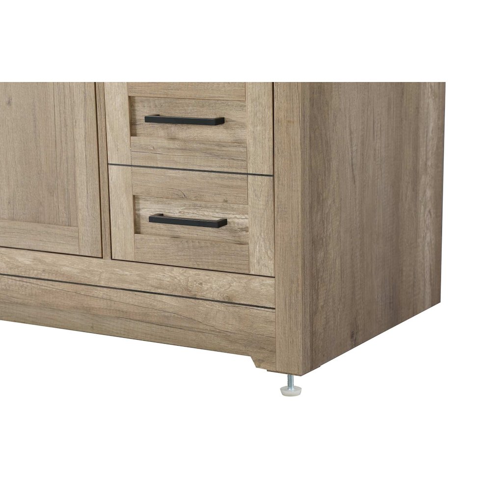 54 inch Single Bathroom Vanity in Natural oak. Picture 6