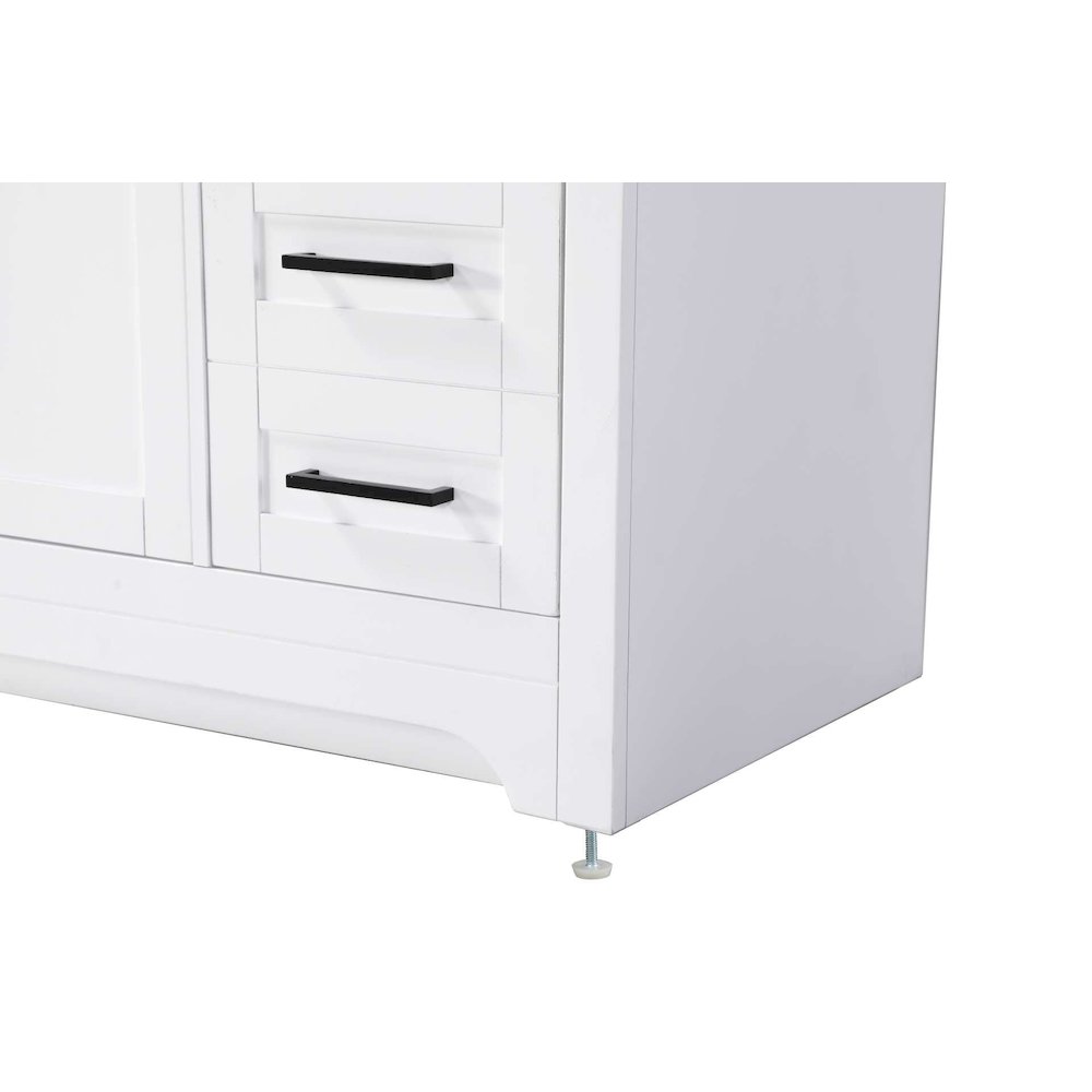 54 inch Single Bathroom Vanity in White. Picture 6