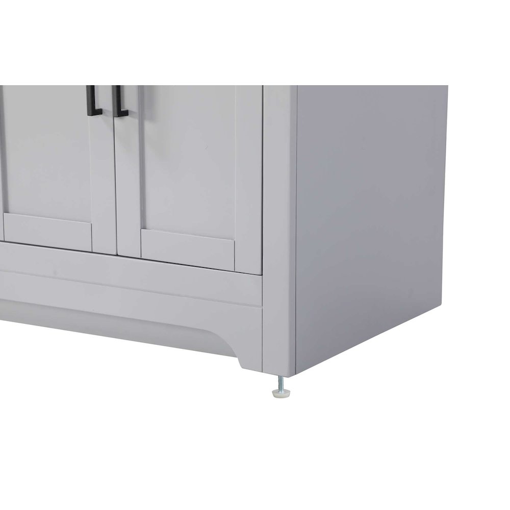 60 inch Double Bathroom Vanity in Grey. Picture 6