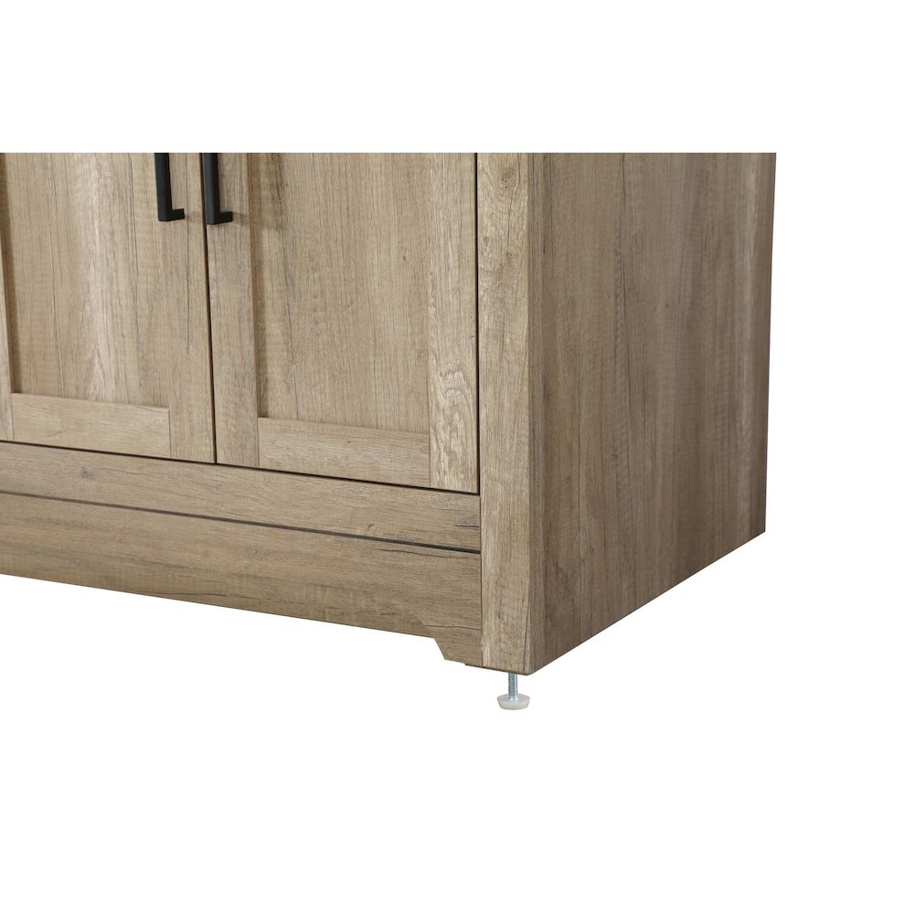 60 inch Double Bathroom Vanity in Natural oak. Picture 6