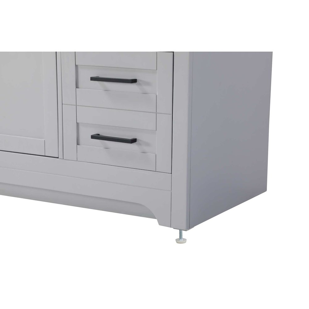 60 inch Single Bathroom Vanity in Grey. Picture 6