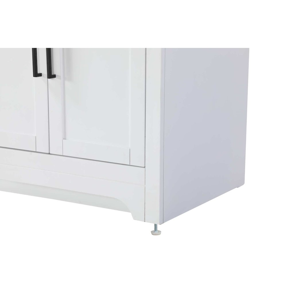 72 inch Double Bathroom Vanity in White. Picture 6