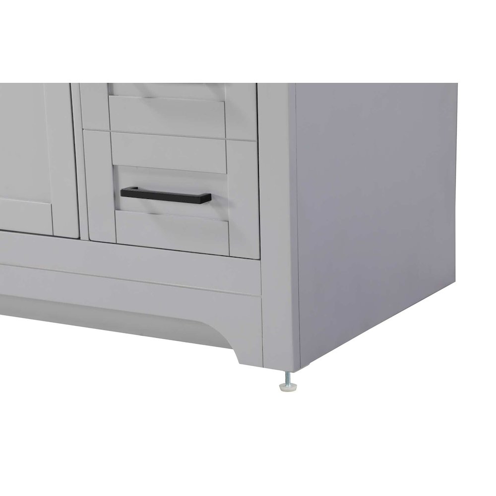 84 inch Double Bathroom Vanity in Grey. Picture 6