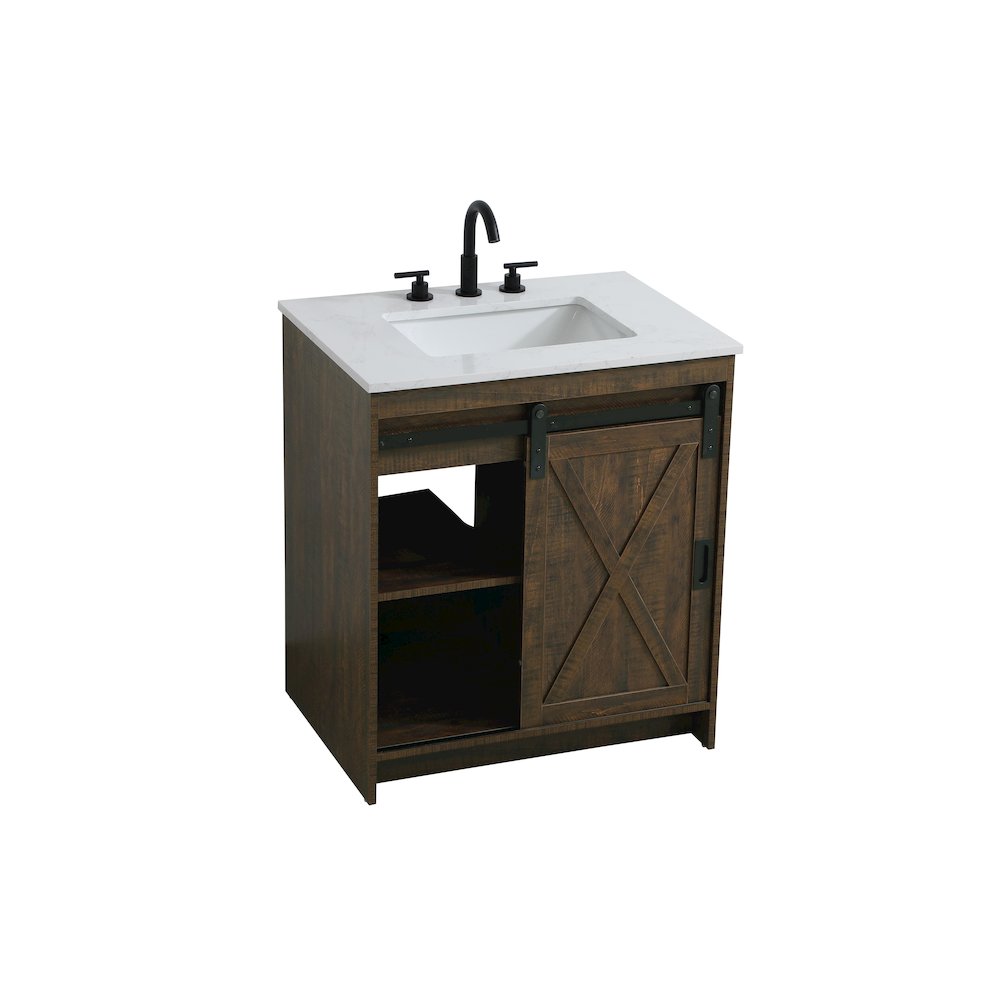 Austin 30 Inch Single Bathroom Vanity In Expresso. Picture 8