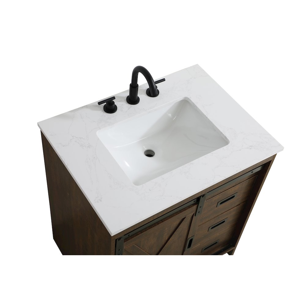 Austin 30 Inch Single Bathroom Vanity In Expresso. Picture 9
