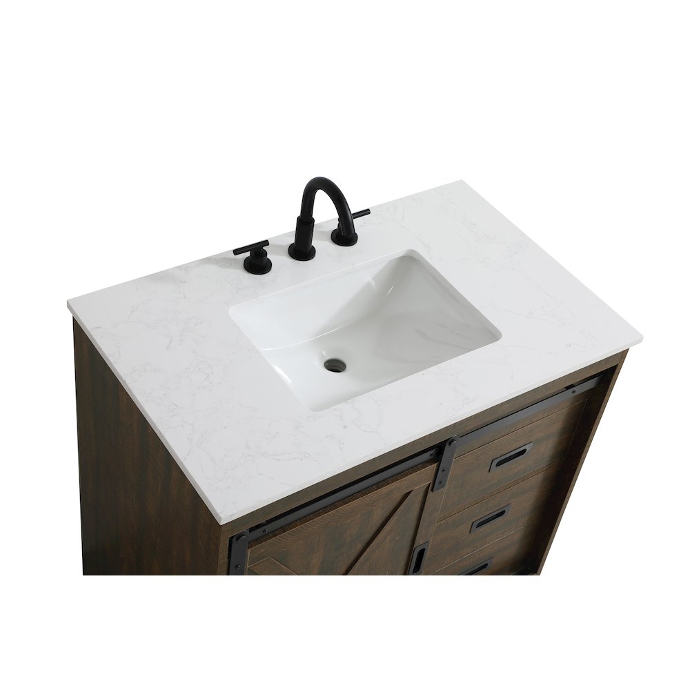 Austin 36 Inch Single Bathroom Vanity In Expresso. Picture 9