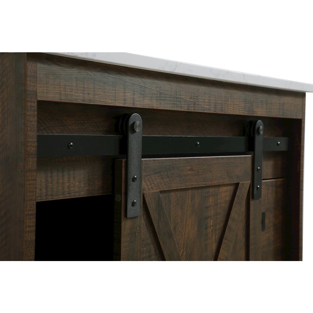 Austin 42 Inch Single Bathroom Vanity In Expresso. Picture 11