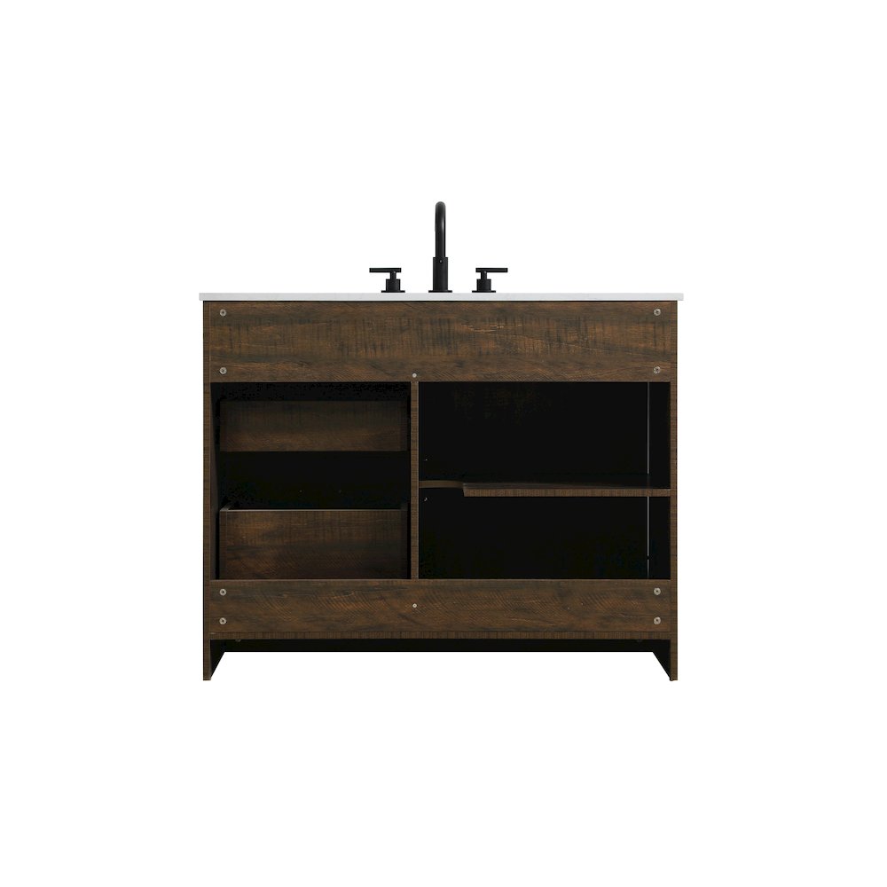 Austin 42 Inch Single Bathroom Vanity In Expresso. Picture 14