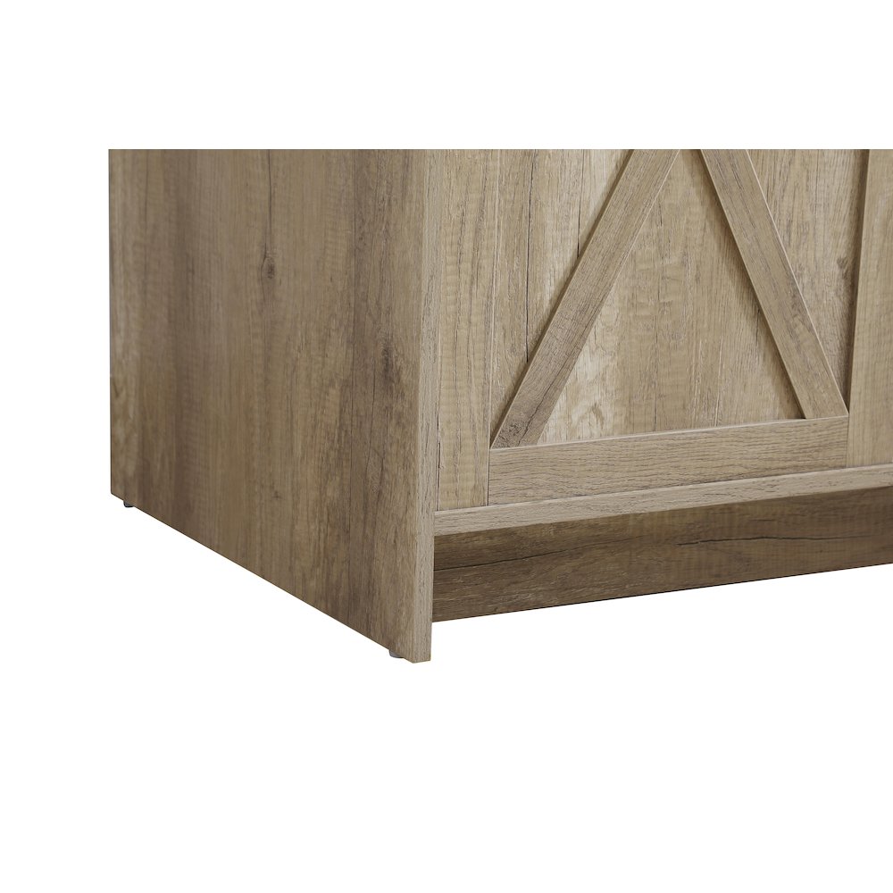 Austin 42 Inch Single Bathroom Vanity In Natural Oak. Picture 12