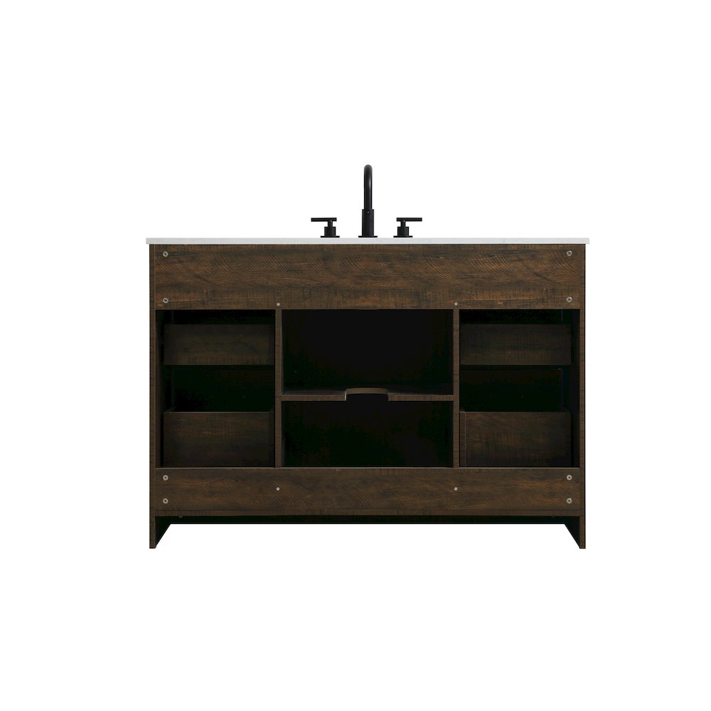 Austin 48 Inch Single Bathroom Vanity In Expresso. Picture 14