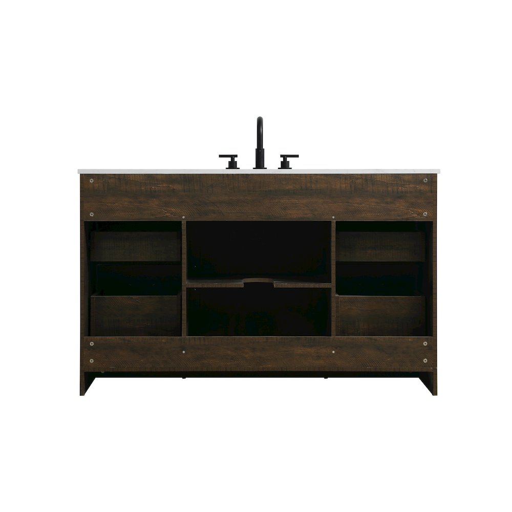 Austin 54 Inch Single Bathroom Vanity In Expresso. Picture 14