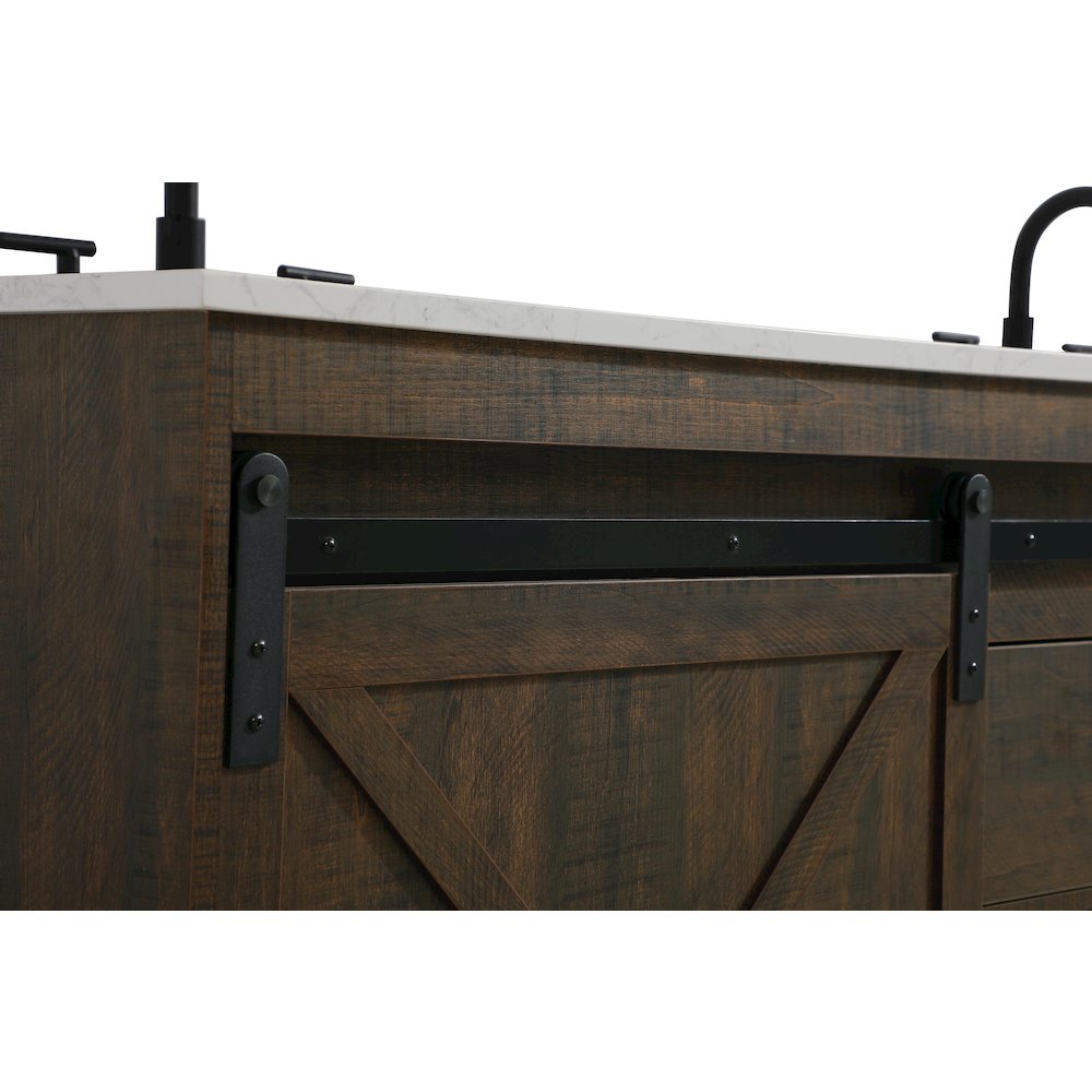 Austin 72 Inch Double Bathroom Vanity In Expresso. Picture 11