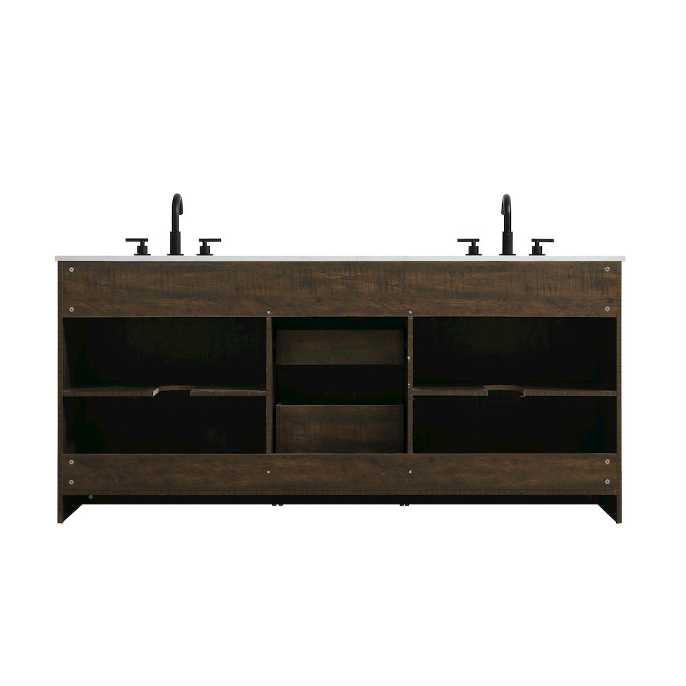 Austin 72 Inch Double Bathroom Vanity In Expresso. Picture 14