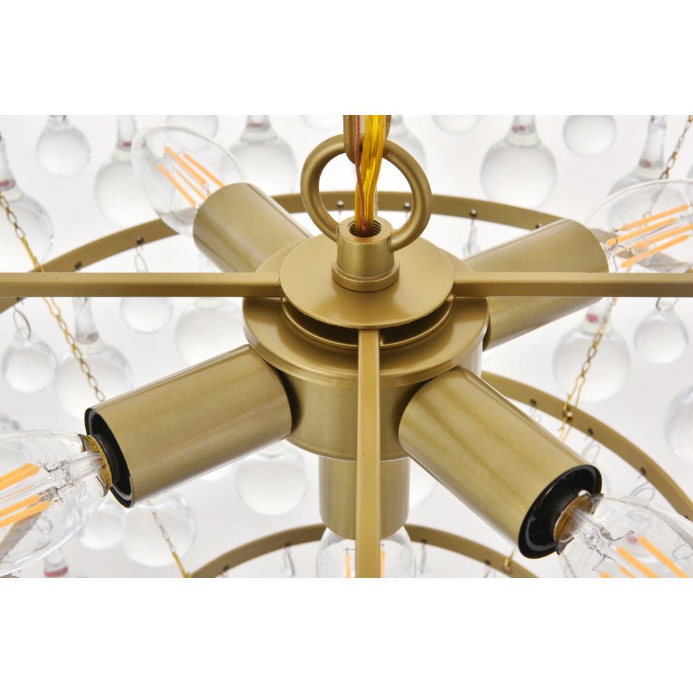 Kora 5 light Brass Pendant. Picture 10