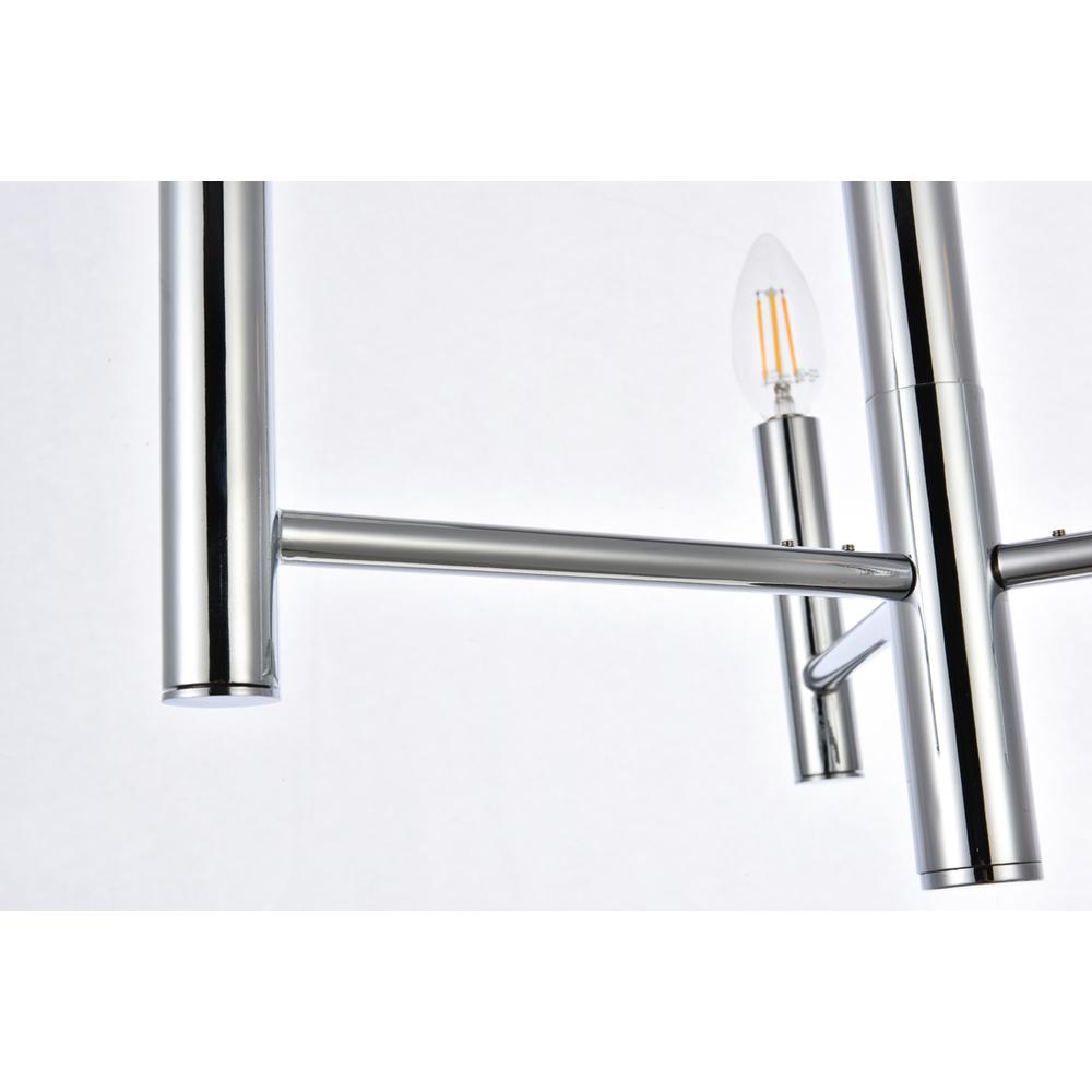 Carmella 3 lights pendant in chrome. Picture 3